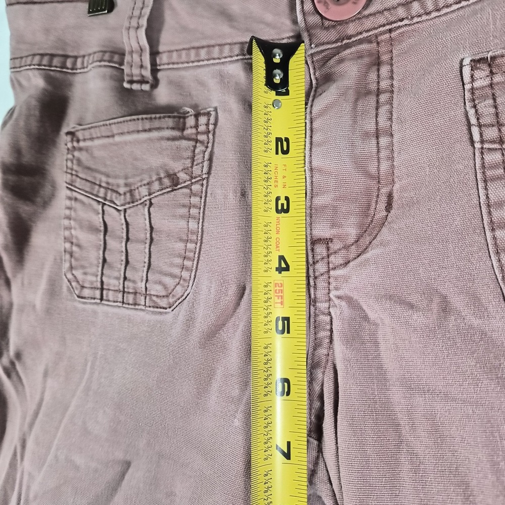 2000s Low Rise Hollister Women's Pink Bootcut Pants Size 11 - Picture 7 of 16